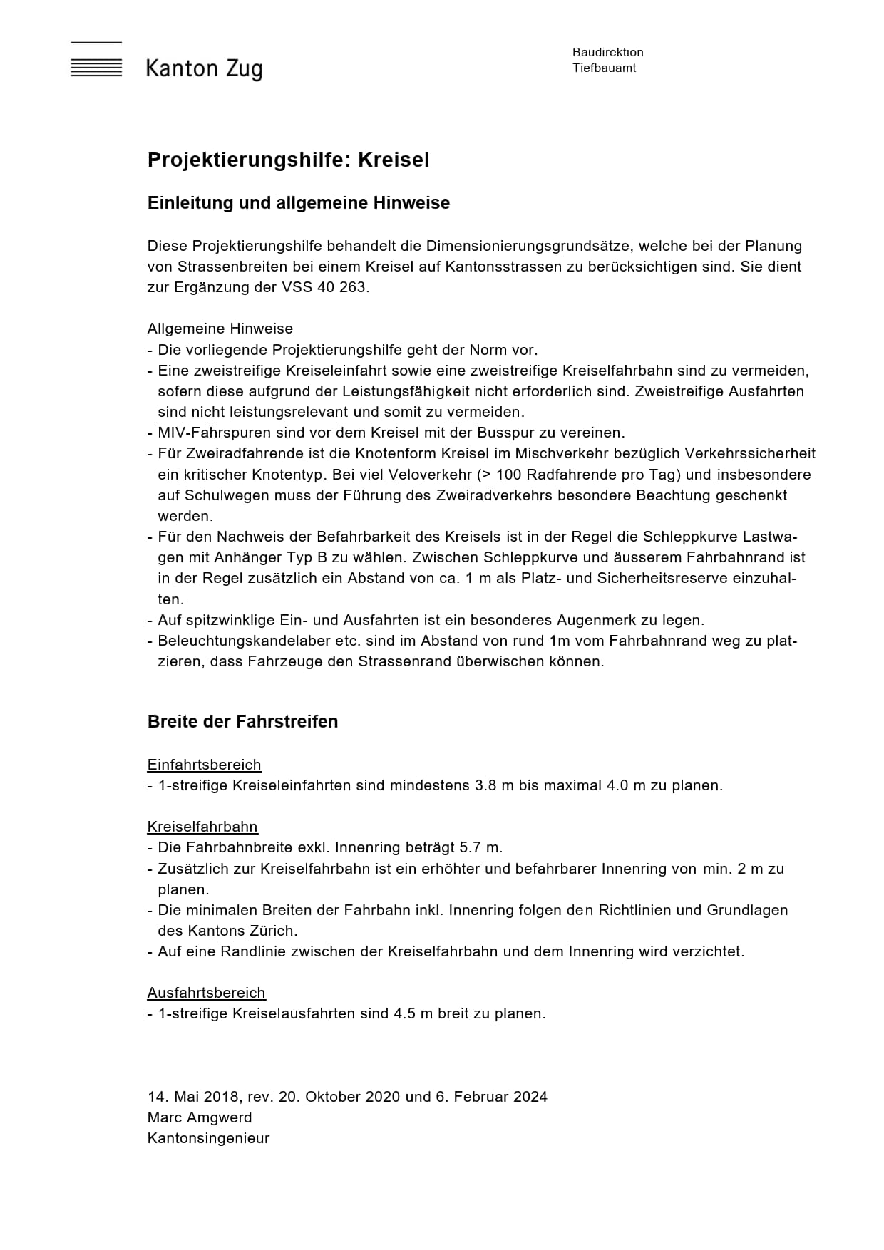 Projektierungshilfe: